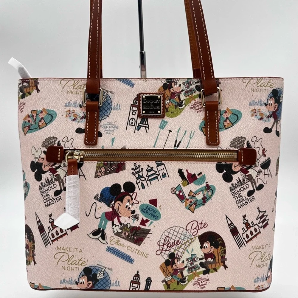 Mickey and Minnie Mouse Dooney & Bourke Tote Bag - Picture 2 of 12